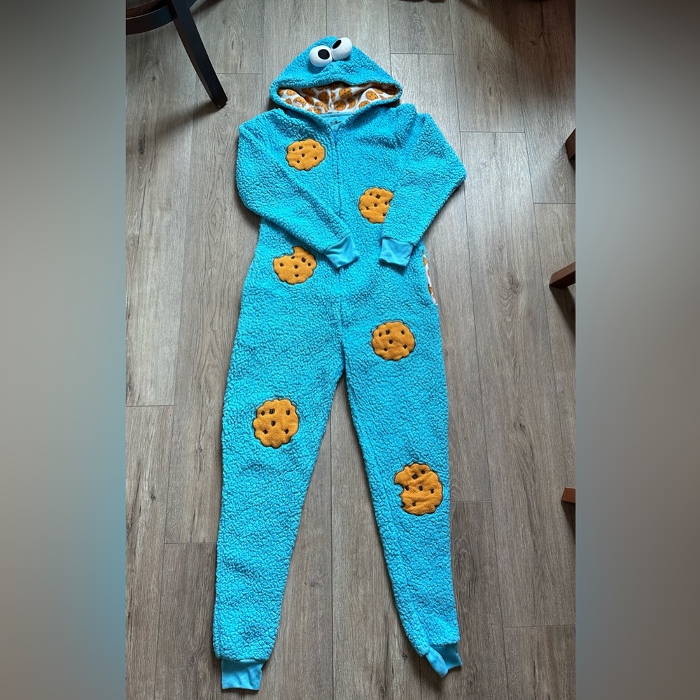 Cookie Monster onesie